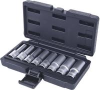 KS Tools 911.4420, juego de llaves de vaso, 1/2", 8 piezas, acero cromo-vanadio, según las normas DIN 3120 e ISO 1174, 1 kg