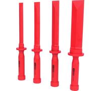 KS Tools 911.8130 - Pack de 4 piezas con juego de cinceles suaves