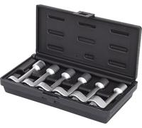 KS Tools 913.1210 1/2" Juego de llaves de anillo abiertas, 6 pzs