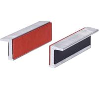 KS Tools 914.0090 Mordazas protectoras de aluminio con revestimiento de goma para tornillo de banco, 100 mm
