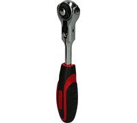 KS Tools 914.1405 Carraca mini de cabezal orientable con mango en T MODIFIX de 1/4", 72 dientes