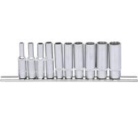 KS Tools 917.0630 1/4" Juego de llaves de vaso de 12 cantos, largas, 10 pzs