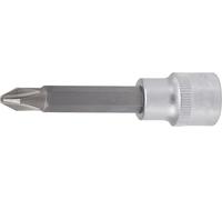 KS Tools 917.1389 1/2" Llave de vaso con punta para tornillos de estrella PH, larga, PH2