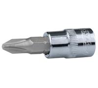KS Tools 918.1739 1/2" Llave de vaso con punta para tornillos de estrella PH CHROMEplus, PH4