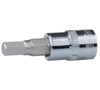 KS Tools 918.3864 3/8" CHROMEplus Hexágono bit con adaptador 6mm