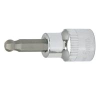 KS Tools 918.3873 3/8" CHROMEplus Bit con adaptador de cabeza esférica con hexágono interior 6 mm