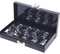 KS Tools 918.4410 1/2" CHROMEplus Juego De Llaves De Vaso Tx Perfil E, 9 pzs