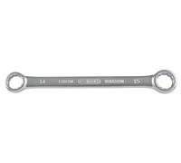 KS Tools 920.0426 - Llave poligonal doble Ultimate, acodada 75° (entrecaras 25 x 28 mm)