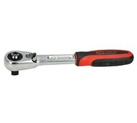 KS TOOLS - 920.1416 - Mini trinquete reversible de 72 dientes 1/4 pulgadas Ultimate - L.115 mm