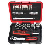 KS Tools 922.0626 922.0626-Ultimate - Juego de llaves de vaso y accesorios (27 piezas)