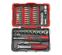KS Tools - 922.0644 - maletin herramienta 44 piezas - zócalos/accesorios finales de 1/4 ''