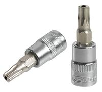 KS Tools 922.1496 TORX® - Llave de vaso destornillador (1/4", L.37 mm, serie ULTIMATE®, cromo, vanadio, acabado satinado)