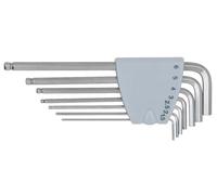 KS Tools 964.0415 Juego de llaves Allen acodadas con cabeza esférica de acero fino, 7 pzs
