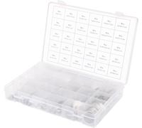 KS Tools 970.0160 Surtido de anillos de estanquidad de aluminio, M5-28, 300 pzs
