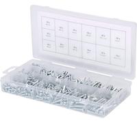 KS Tools 970.0420 Surtido de tornillos rosca chapa autotaladrantes de cabeza alomada, 550 pzs