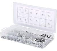 KS Tools 970.0510 Surtido de tornillos métricos de cabeza alomada para máquinas, 475 pzs