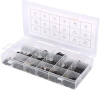 KS Tools 970.0520 Surtido de pasadores elásticos / circlips / chavetas embutidas / anillos de seguridad en E, 295 pzs