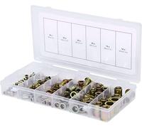 KS Tools 970.0610 Surtido de remaches de rosca de acero, M3x9mm-M10x21mm, 150 pzs