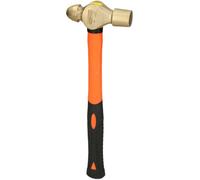 KS Tools BRONZEplus, martillo para cerrajeros, aluminio-bronce, fibra de vidrio, color naranja, , bronce, 310 mm, 450 g