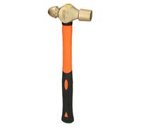 KS Tools BRONZEplus, martillo para herreros, aluminio-bronce, fibra de vidrio, color naranja, , bronce, 405 mm, 1,35 kg