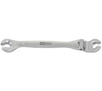 KS Tools CHROMEplus Offener Doppel-Ringschlüssel mit Gelenk, 8mm 518.0378