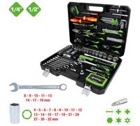KS Tools Competencia 1/4 "+ 1/2" Set ,106-tlg, Kfz-Spezial