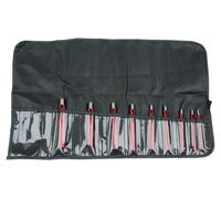 KS TOOLS, juego de limas redondas, modelo 129.2107, acero para herramientas, 640g