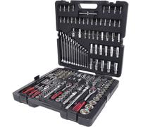 KS Tools Juego de llaves de vaso 918.0216 1/4" + 3/8" + 1/2" CHROMEplus 216 pzs.