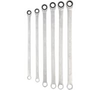 KS TOOLS Juego Llaves De Carraca, 6 Piezas, Extra Larga XXL