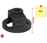 KS TOOLS: Llave para tuercas de eje de 3/4", compatible con BPW, 65 mm (450.0204)