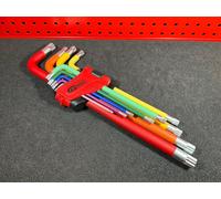 KS TOOLS Multidientes ( Xzn ) -winkelstiftschlüssel-satz, XL, 9-tlg