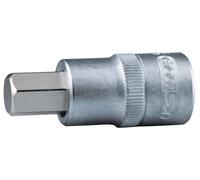 KS TOOLS, punta de vaso de 1 pulgada, hexagonal interior, corta, 27 mm (911.1811)