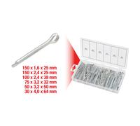Ks tools Surtido Pasadores 555-tlg. Fusibles, 1 , 6x25,4mm-4,0x63,5mm