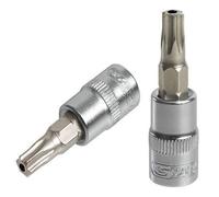 KS Tools T30 922.1497 - Vaso destornillador TORX® perforado (1/4", 37 mm)