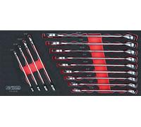 KS TOOLS ULTIMATEen 713.2016 - Módulo de llaves combinadas en pulgadas, 13 piezas