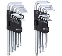 KS Tools Winkelstiftschlüssel-Satz, Torx, Innensechskant, 22-tlg 151.4000