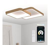 KSIX Phenomena Plafón LED Techo con Wifi - Lámpara Techo Dormitorio con Asistente de voz y APP propia - Plafones de Techo Modernos para la Casa - Ideal para Sala de Estar, Comedor, Dormitorio