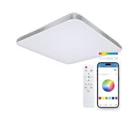 KSIX Twilight Plafón LED Techo Con Luces RGB y App iLink - Lámpara Techo Multicolor Regulable Compatible con Apple y Android - Plafones de Techo Modernos para la Casa, Cocina, Comedor, Dormitorio