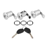 KSTE Juego de cerradura para puerta de coche,3 Cerraduras de Puerta con Llaves,252522 Juego de Cerradura Puerta Barril Bloqueo Conjunto de Automóvil Compatible con Par-rtner Ci-itrôen Ber-rlingo Xsara