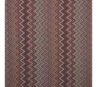 Kt KILOtela Tela Tapicería, Jacquard Gobelino, Tapizar Sillas, Cojines, Cabecero, Sofá, Bolsos, Resistente al Desgaste, Costura, 100 cm Largo x 280 cm Ancho, Zig Zag, Granate, Azul, Marrón ─ 1 metro