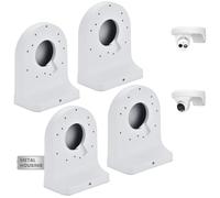 KU-PFB203W - Soporte de pared de aluminio para cámara de seguridad Dah Dome | Aluminio duradero, gestión de cables, resistente a la intemperie, se adapta a Dahua Dome, fácil instalación, montaje seguro