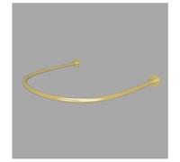 KUANGGE Barra De Cortina para Vestuarios En Tiendas De Ropa, Barra De Cortina para Montaje En Pared como Pantalla De Privacidad Y Separador De Ambientes, Estante De Anillo En Forma De U (Color: Blan