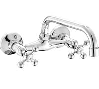 Kuchinox Stilo grifo para lavabo a pared cromo BKI050D
