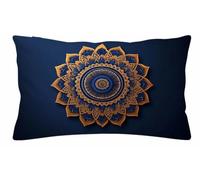 KUEAJIOU Azul Marino Terciopelo Funda Cojin 60x80cm Juego de 1 60x80 7-9149