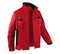 Kübler Image Dress New Design - Chaqueta de trabajo, color rojo, talla 98, de algodón reforzado, resistente chaqueta de trabajo de KübLER Workwear