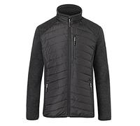 KÜBLER Workwear | Chaqueta híbrida de trabajo | negro/gris oscuro | talla M