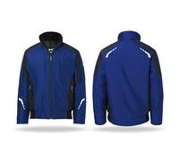 KÜBLER Workwear Kübler Weather - Chaqueta impermeable unisex, color azul, talla XXL, tejido mixto, chaqueta funcional