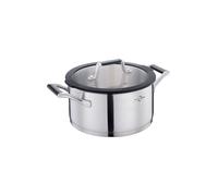 KÜCHENPROFI Cacerola para asados COMO 20cm/3l acero inoxidable plata