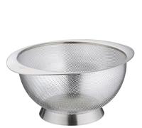 Küchenprofi Colador Deluxe | Acero inoxidable | Base y amplia superficie | colador para pasta, arroz, frutas, verduras, ensalada y más | También se puede utilizar como cuenco | Material higiénico |