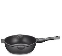 Küchenprofi COOK MILANO Sartén de aluminio de 28 cm, apta para horno, mango extraíble, sartén de aluminio, sartén de inducción, para todo tipo de fuegos